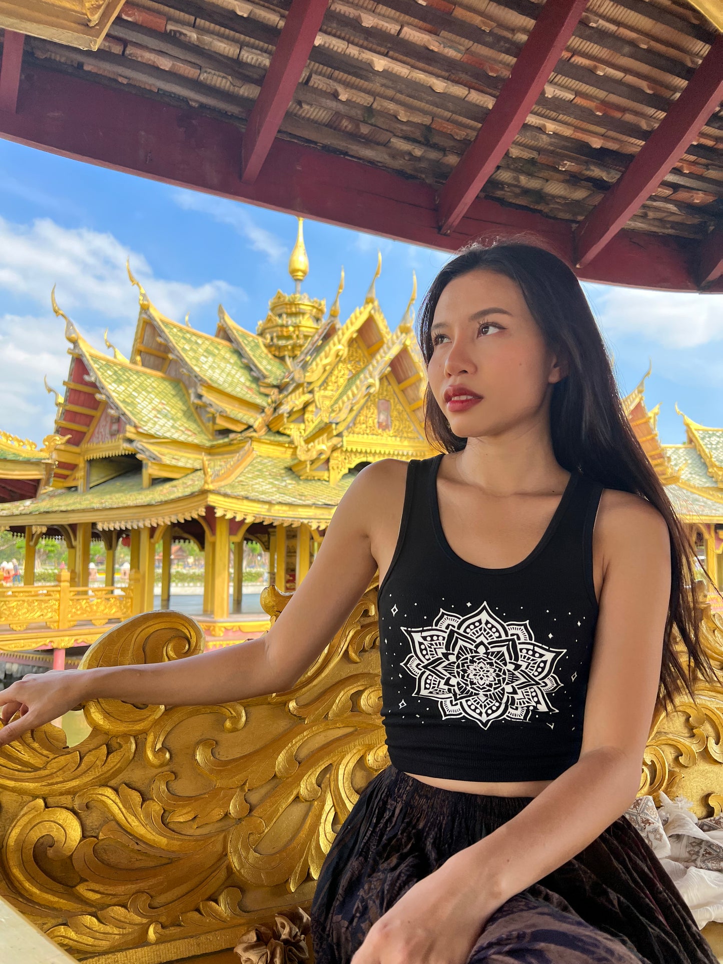 Yoga Mandala Crop top