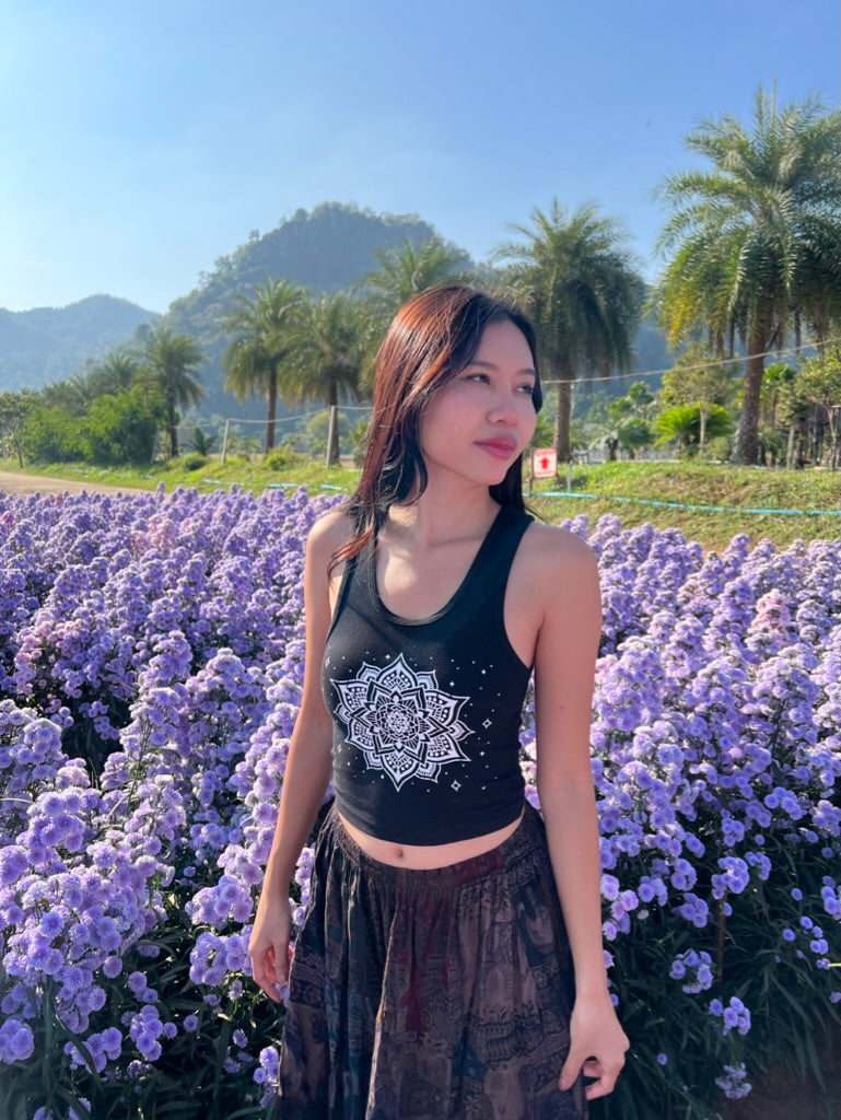 Yoga Mandala Crop top